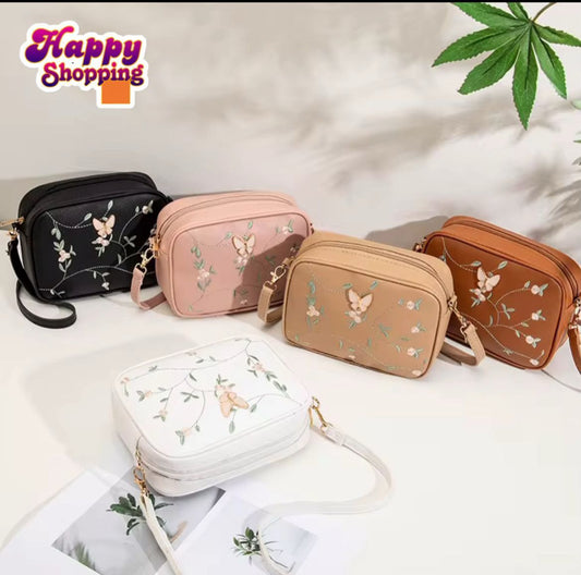 Embrioded Stylish Crossbody Bag for Girls