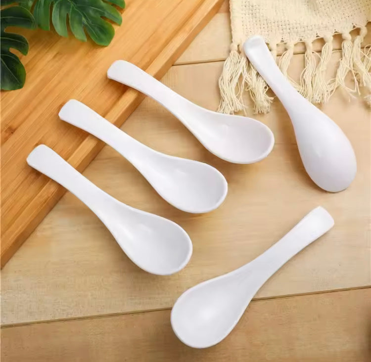 6 Pcs Ceramic Spoons Set