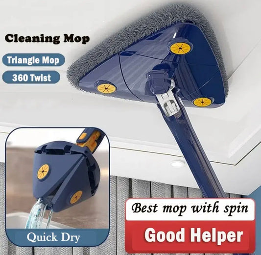 360 Rotating Triangle Adjustable Mop