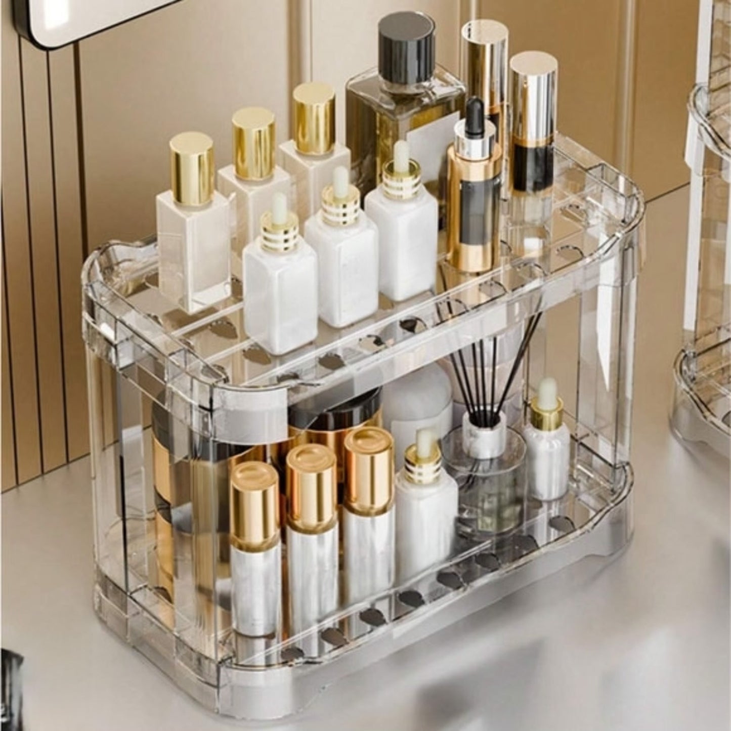 Acrylic MultiLayer Cosmetics Makeup Perfume Organizer