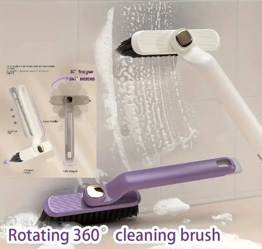 Rotating Bathroom Floor Cleaning Brush Multipurpose