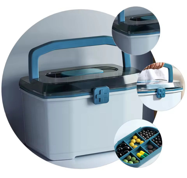 Double Layer Medicine Box