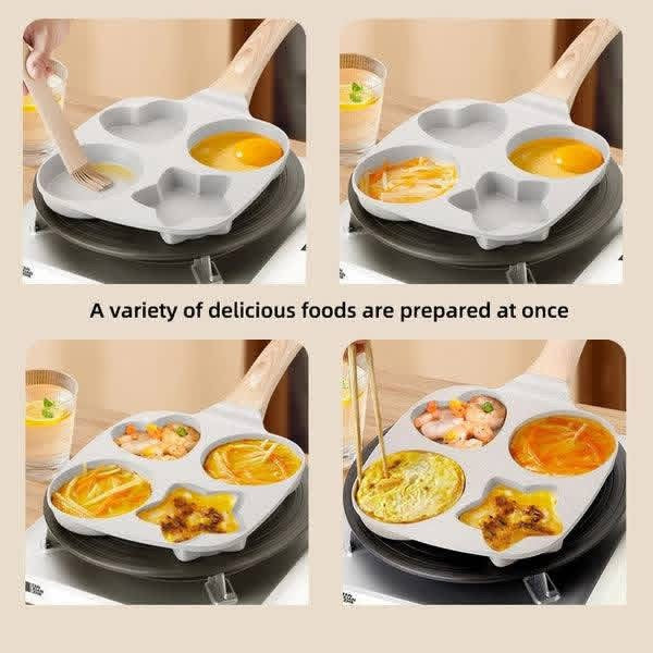 Non-Stick Heart & Star Shaped Frying Pan with Box Packaging