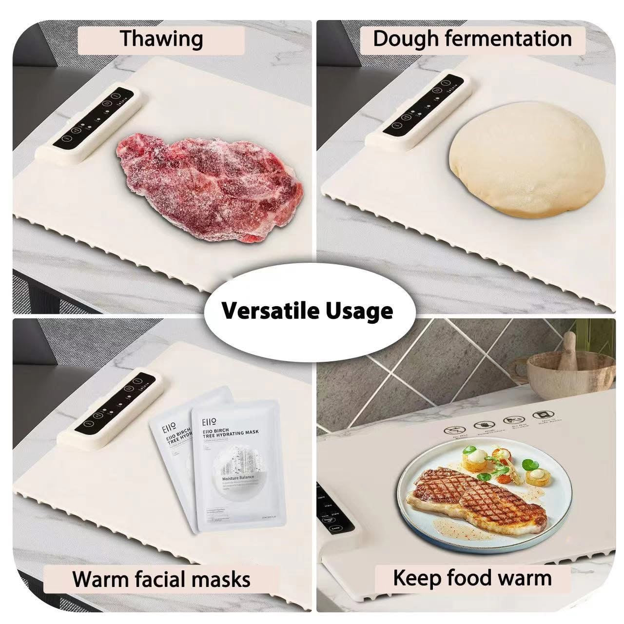 Foldable Silicone Food Warmer Matt
