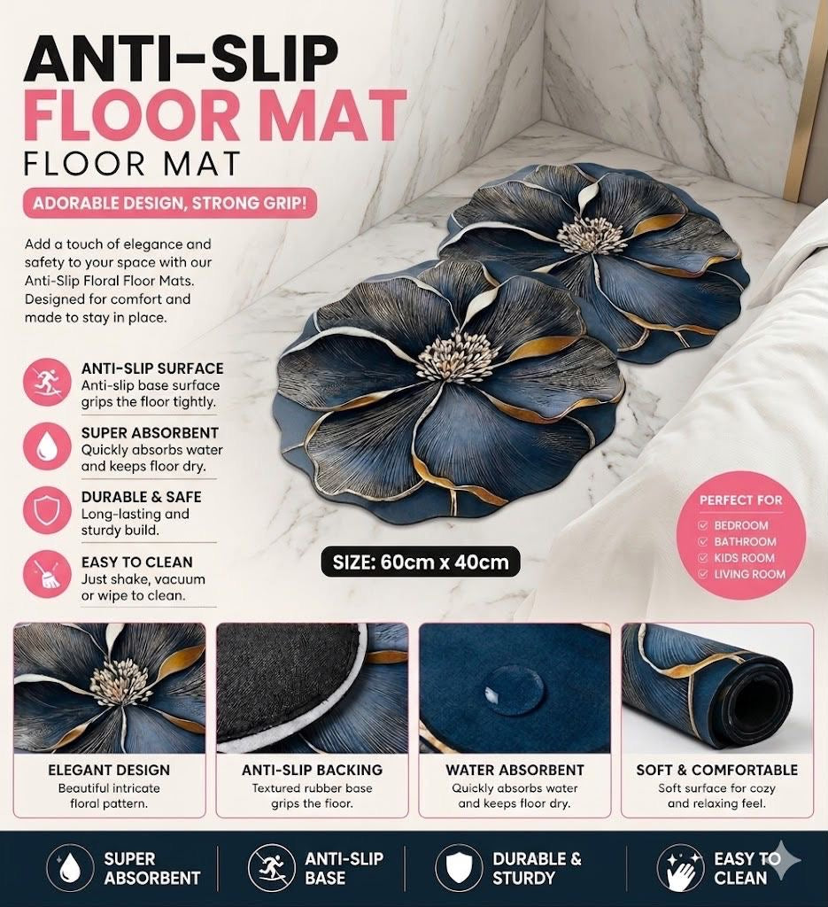 Super Absorbent Anti-Slip Matt