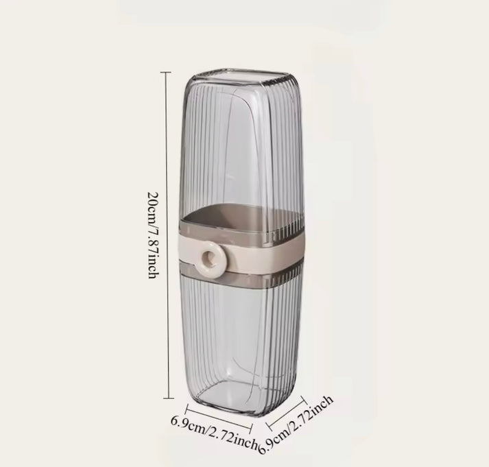 Portable Toothbrush & Toothpaste Holder
