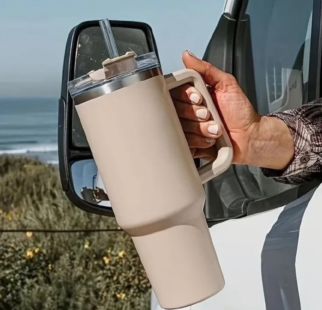 40oz Stainless Steel Vaccum Tumbler Insulated Mug with Straw