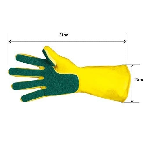 Scrub Dish Washing Gloves (Pair)