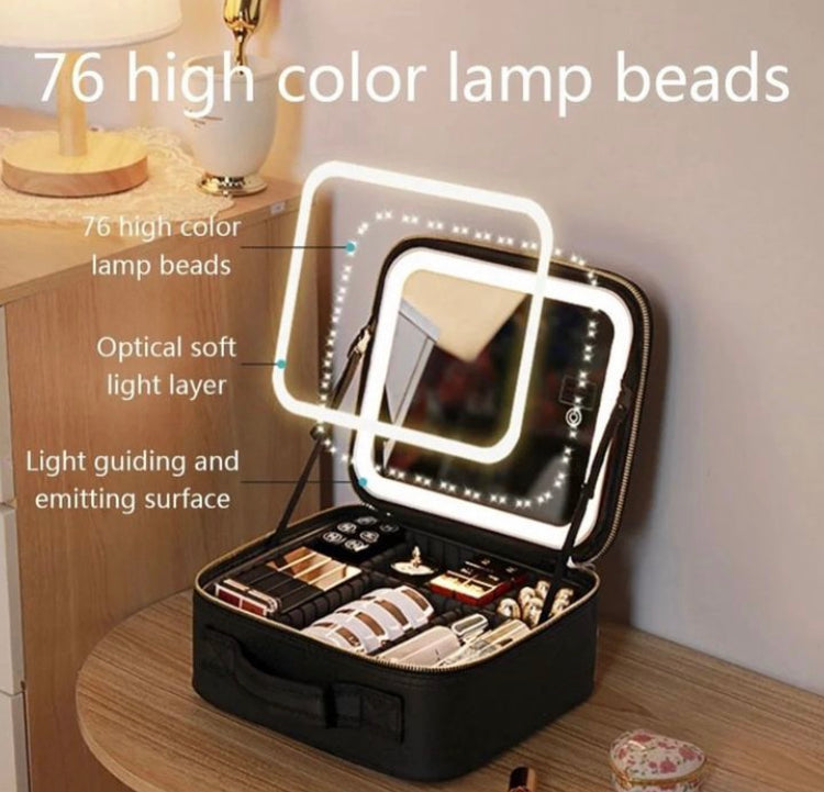 Cosmetics LED Vanity Bag with Touch Sensor