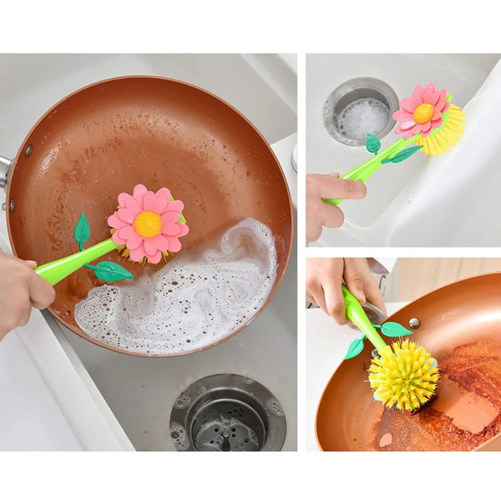 Flower Shape Cleaning Brush