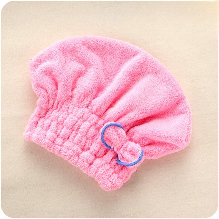 Creative Water-Absorbent Thickened Bow Shower Cap Dry Hair Towel