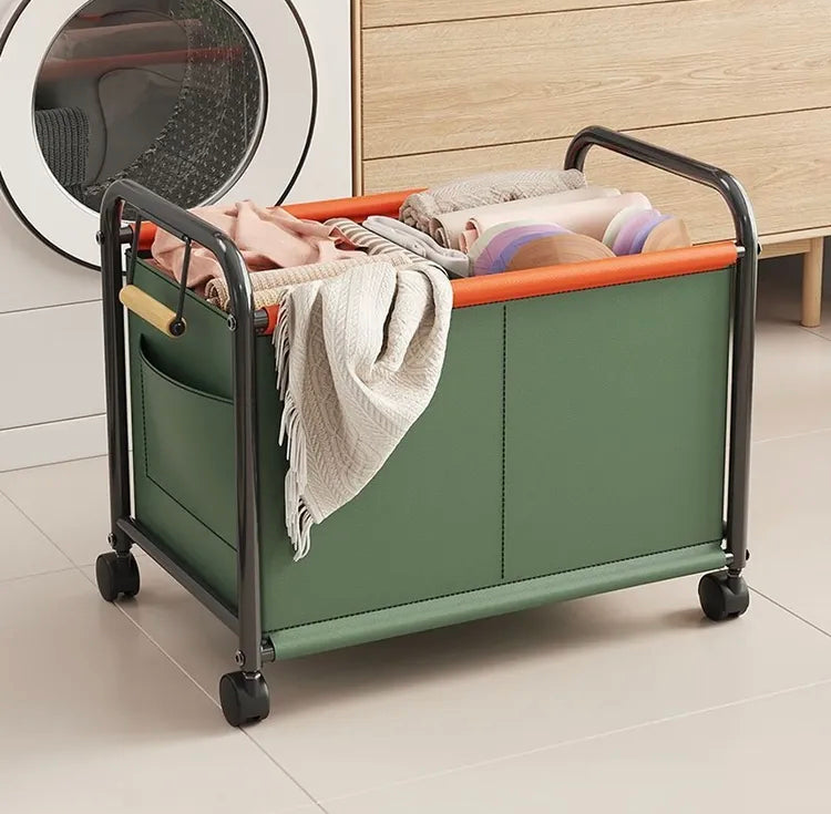 Large Capacity Four Wheels Kids Toy storage Box with Handles