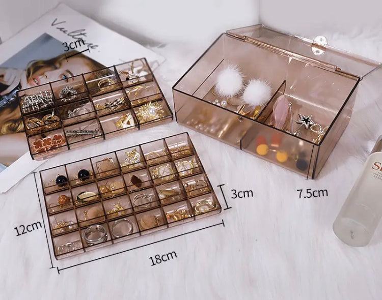 Acrylic Dustproof Jewellery Organizer