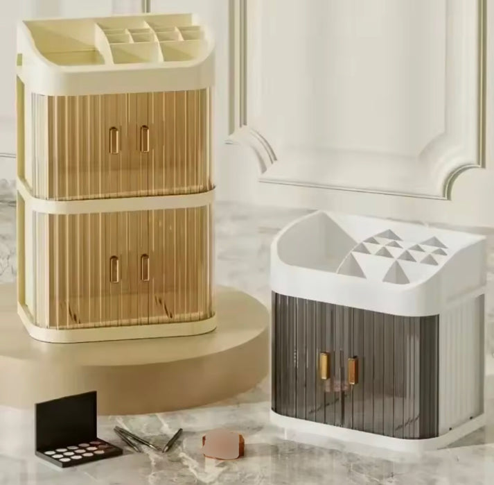 Large Capacity Cupboard Style Cosmetics Makeup Organizer