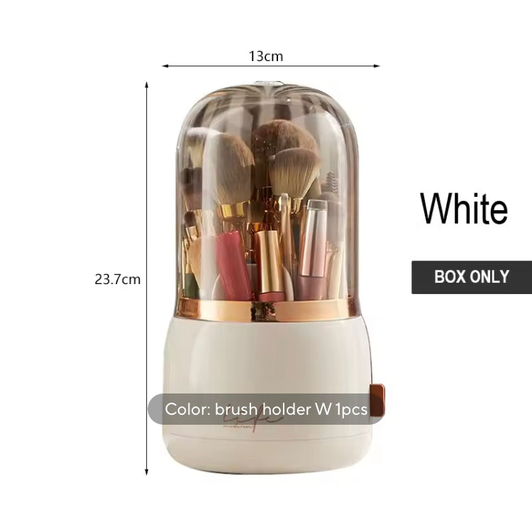 Luxury 360 Rotating Brushes Holder with Lid