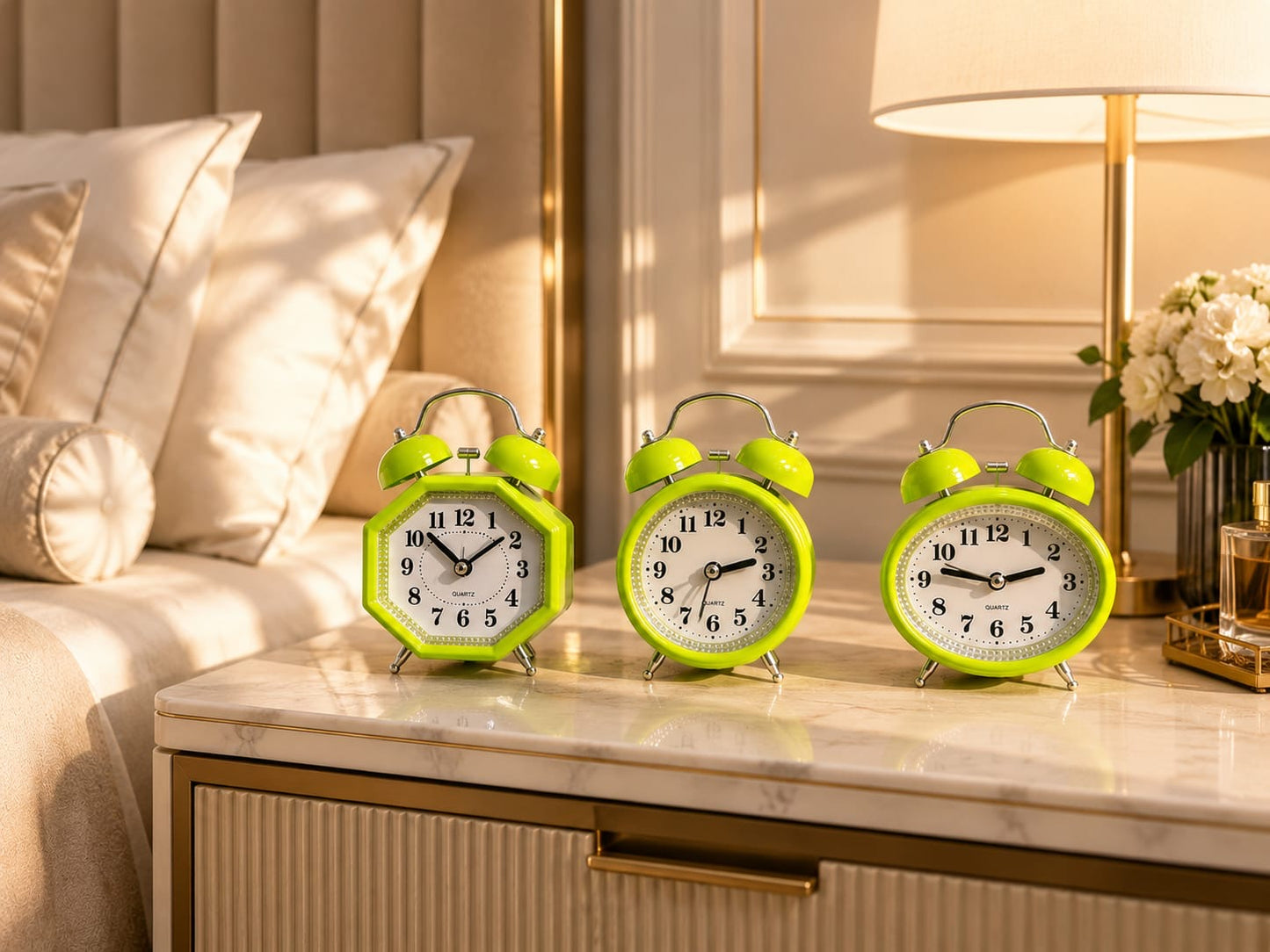 Metal Alarm Clock for Home & Office