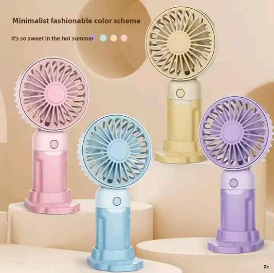 Mini Portable Handheld Fan with Stand