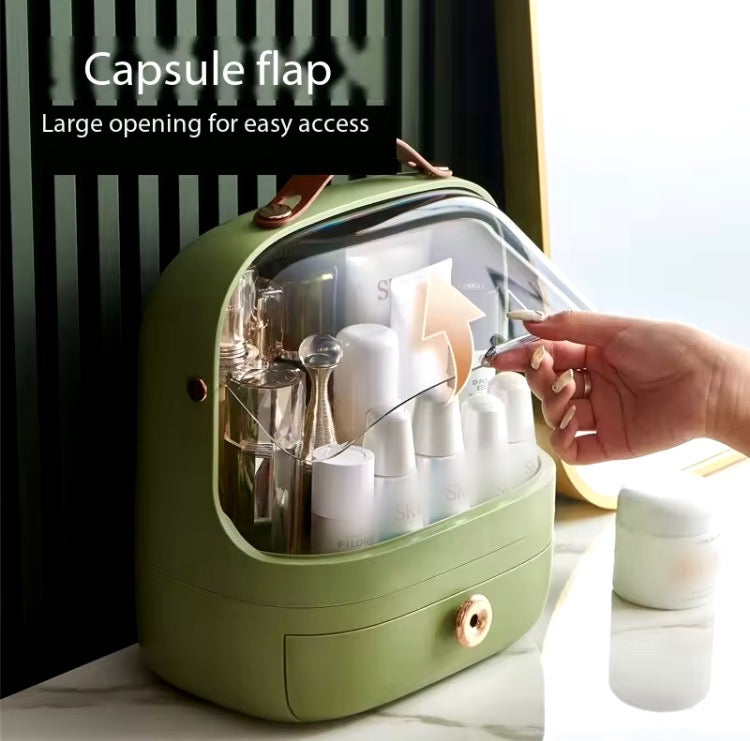 Large Capacity Dustproof Cosmetics Makeup Organizer