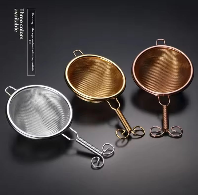 Stainless Steel Wire Fine Mesh Tea Stainer with Handle
