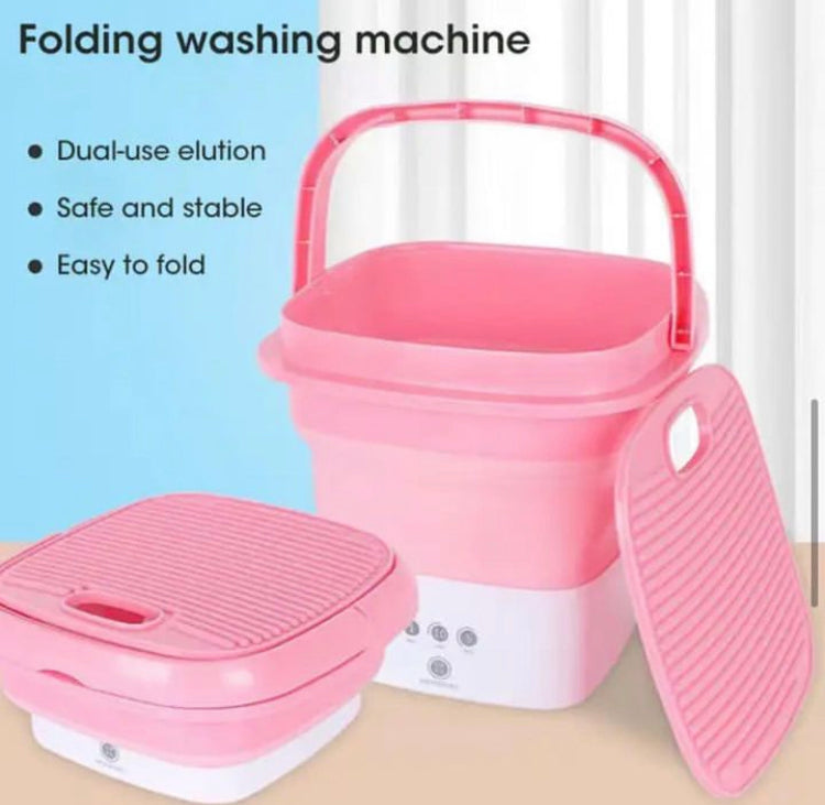 1.8L Foldable Washing Machine with Drying Bucket