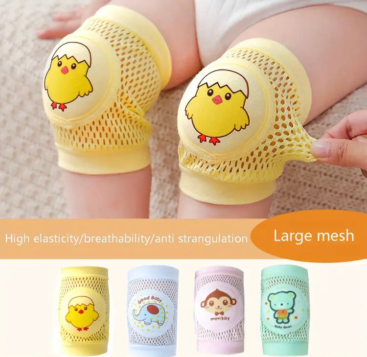 Soft & Breathable Foam Padded Knee Pads for Crawling Baby
