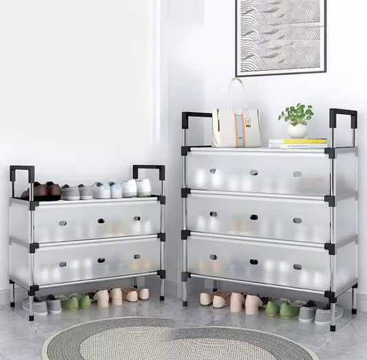 Multi-Tier Dustproof Anti-Rust Shoe Rack