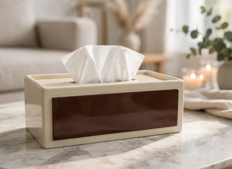 Heavy Quality Big Size Wooden Tissue Box