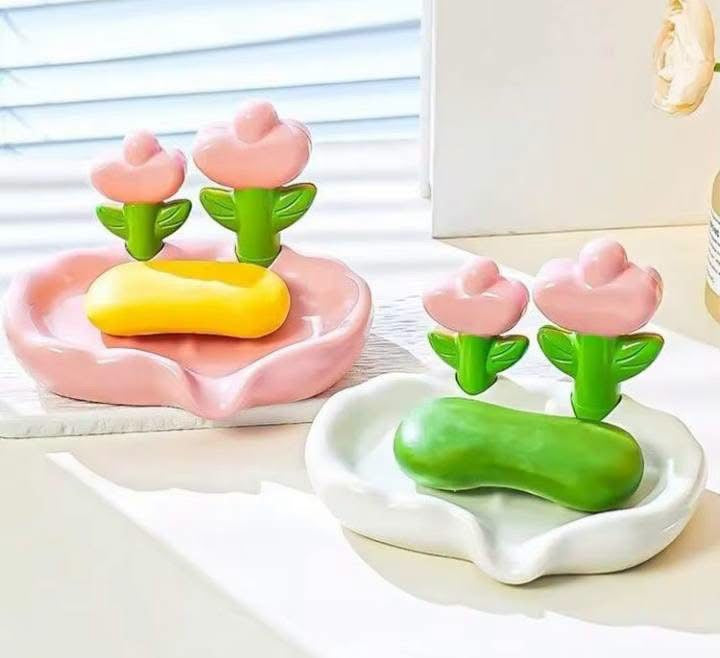 Tulip Flower Shaped Soap Dish