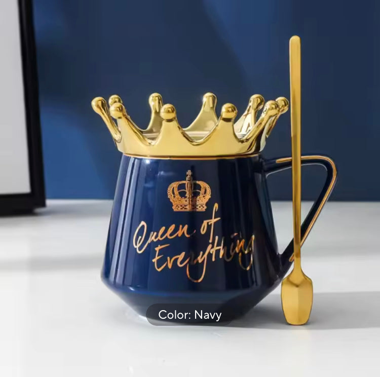 300ml Nordiac Crown Queen of Everything Ceramic Mug