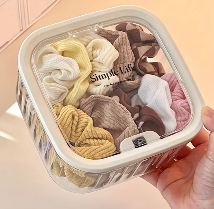 Hair Accessories Dustproof Storage Organizer Box