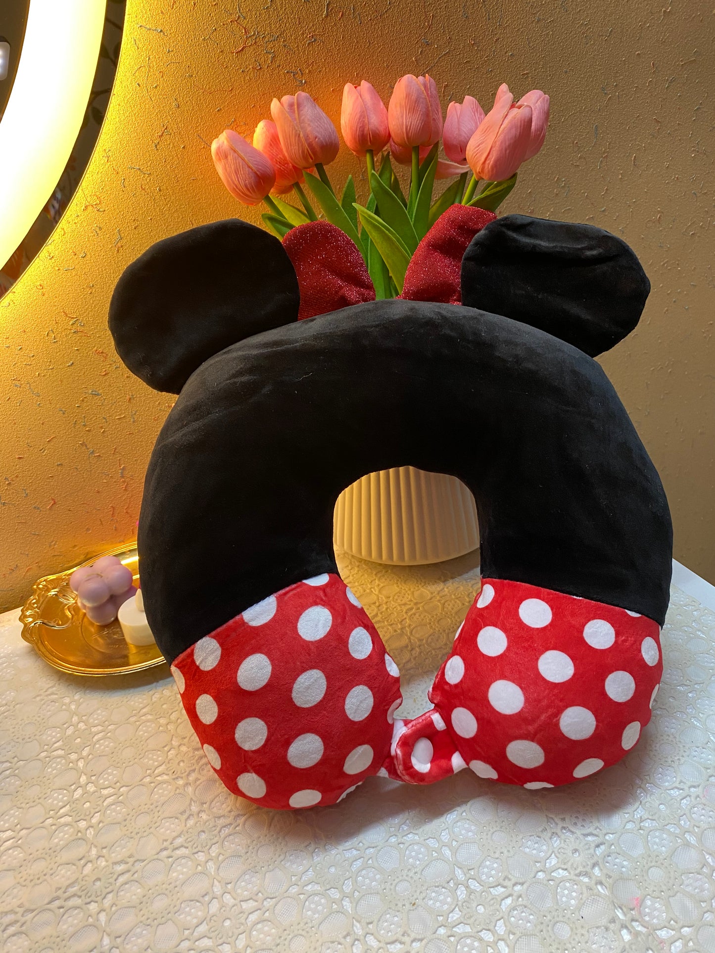 Portable Minnie Travel Neck Pillow Soft & Comfortable