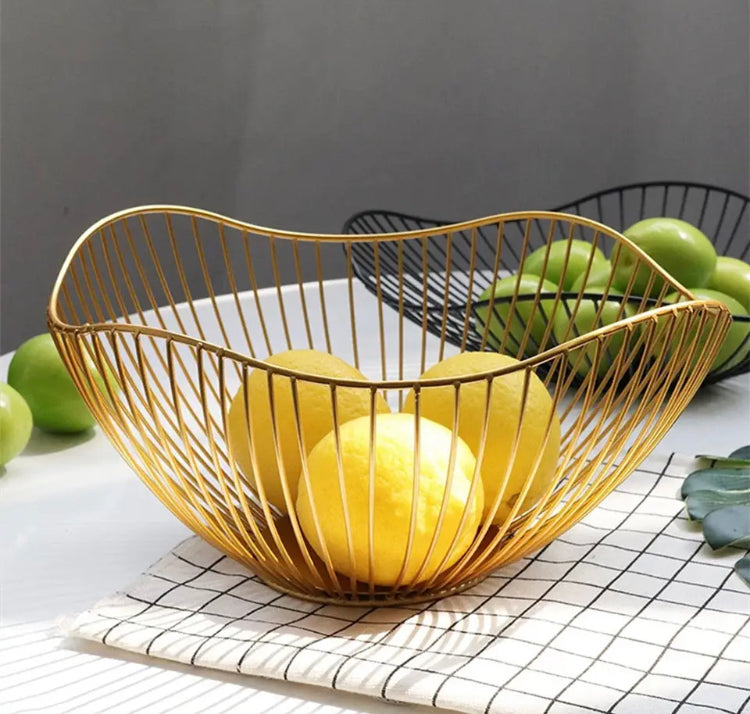 Metal Iron Fruit Multipurpose Basket