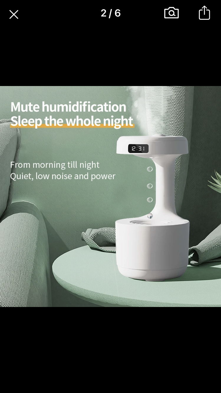 800ML Anti Gravity USB Air Humidifier