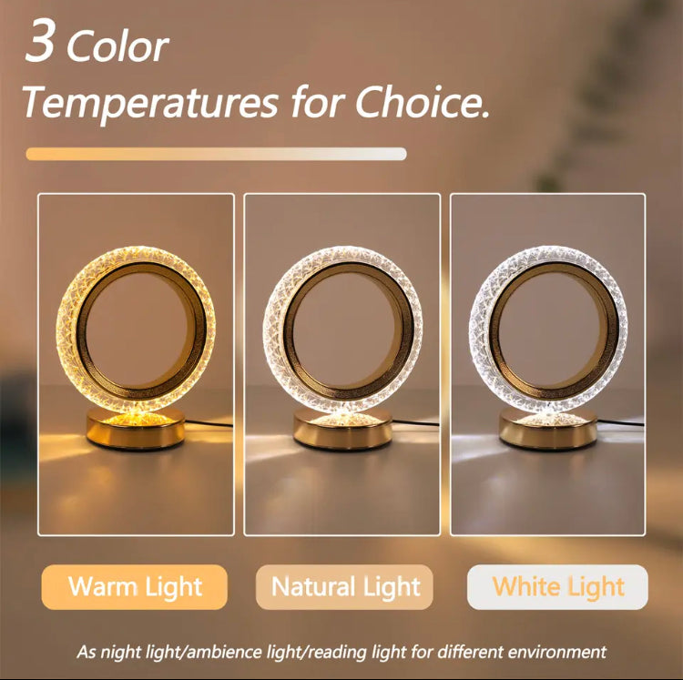 Touch Sensor Lamp with Three Light Modes