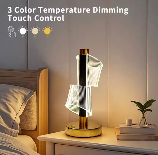 Metal Rechargeable Lamp with Three Modes of Light