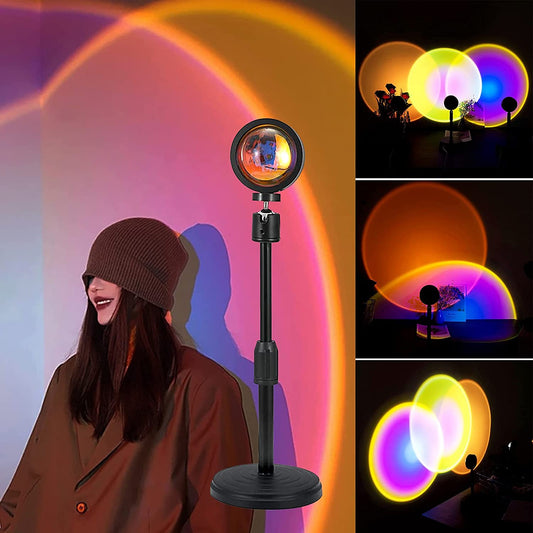16 colour Sunset Color Changing Lamp for Photoshoot and Room Decoration with Remote