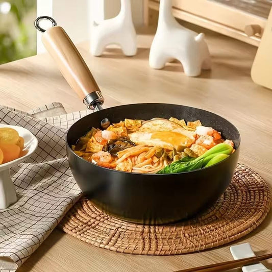Non-Stick Wok Pan with Wooden Handle
