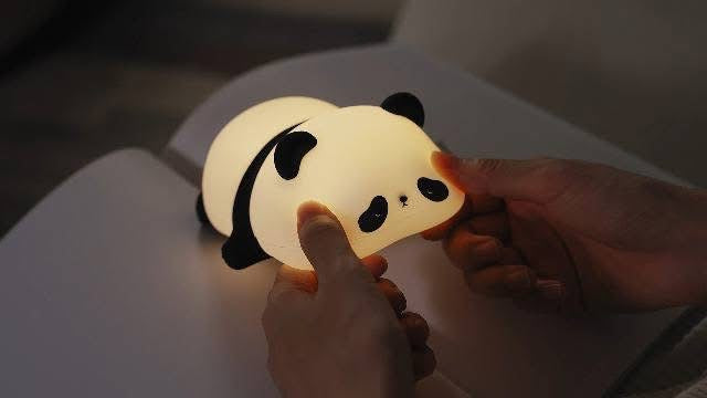 Silicone Rechargeable Panda Night Light Lamp