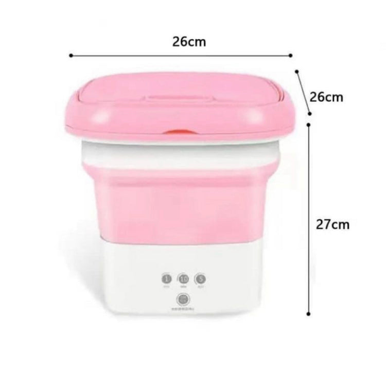 1.8L Foldable Washing Machine with Drying Bucket