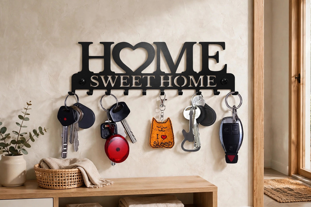 Stylish Home Sweet Home Key Holder