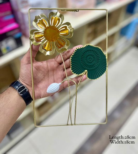 Flower Metal Wall Motif for Home Decor