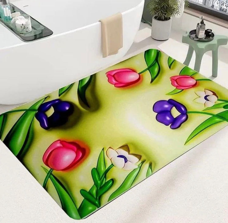 3D Super Absorbent Anti-Slip Home Bathroom Matt