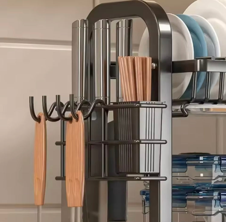 Metal Rustproof Multi Layer Dish Drying Rack
