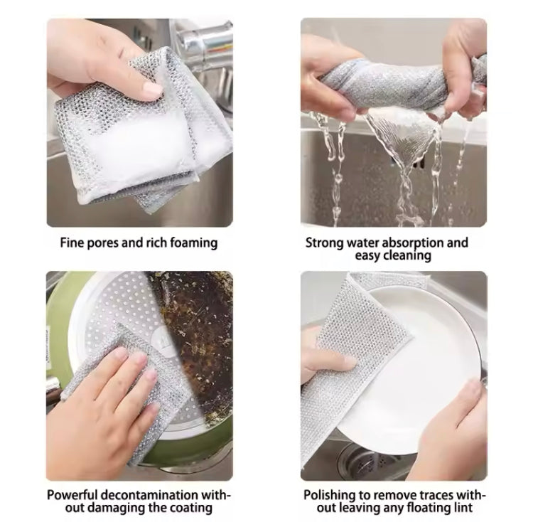 Multipurpose Net Wire Dish Cleaning Cloth