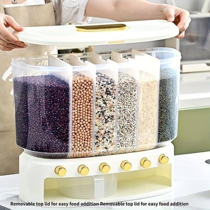 Wall Mounted Cereal Rice Storage Dispenser