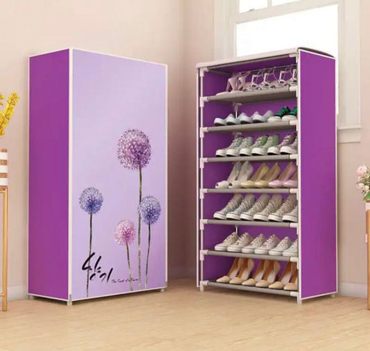 8 Layers Dustrproof Shoes Rack Non-Woven Shoes Storage Organizer