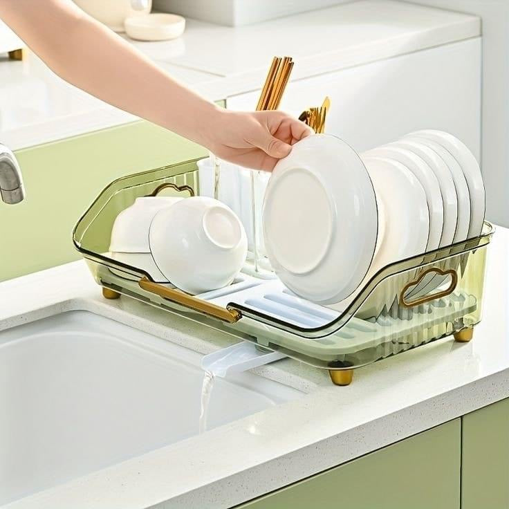 luxury Acrylic Dish Drain Rack