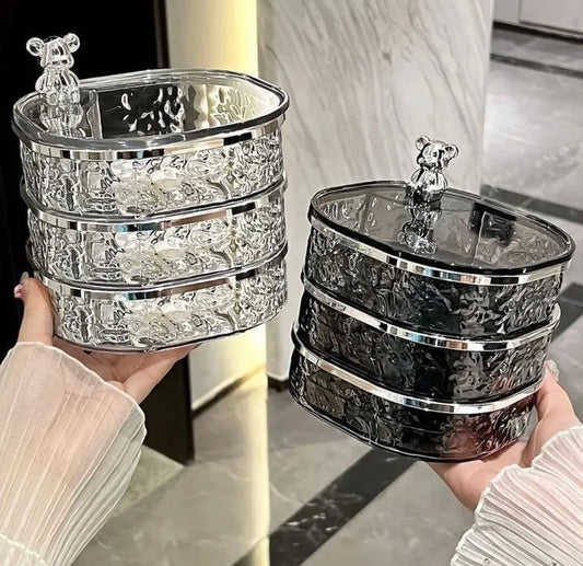 Acrylic Three Layer Jewellery Organizer