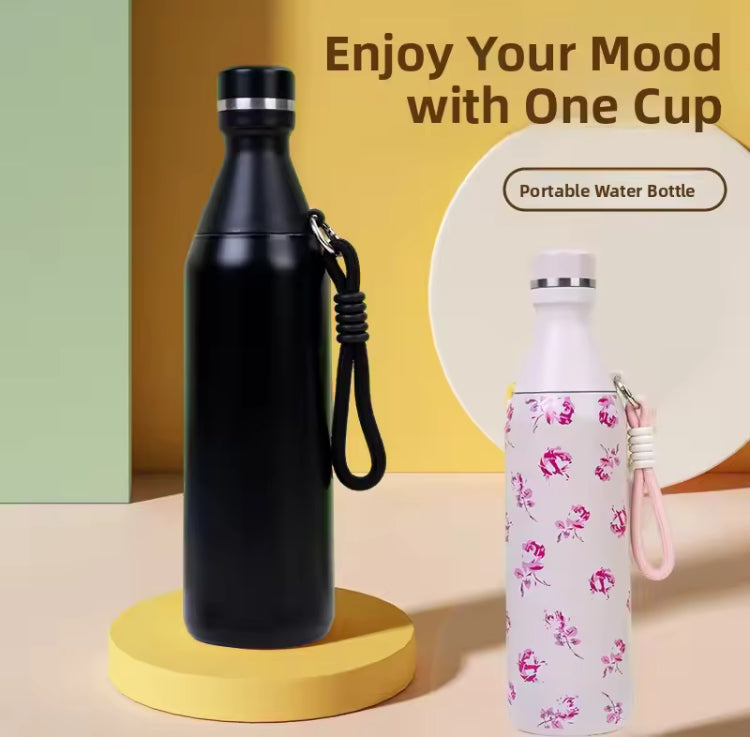 500ml Insulated Stainless Steel Leakproof Water Bottle