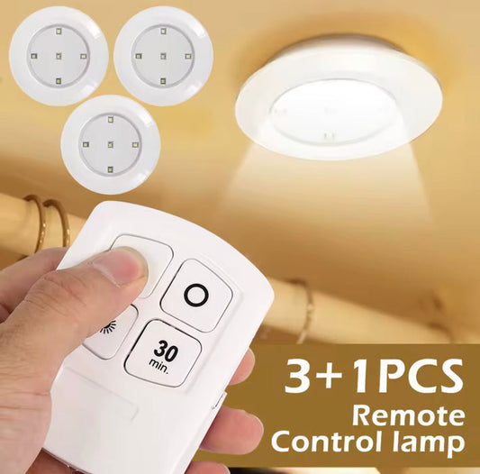 3 Pcs Set of LED Lights with Remote Control